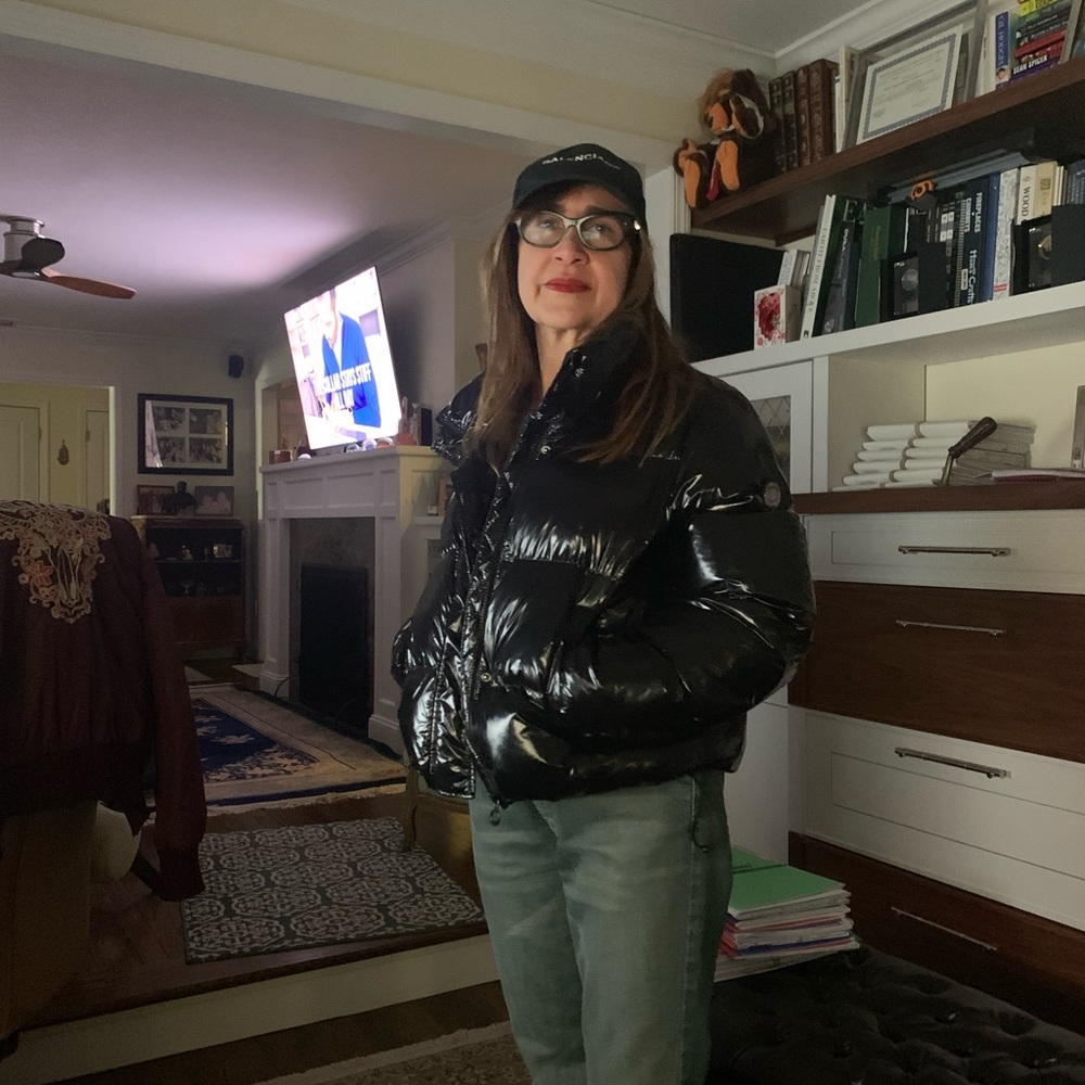 NOIZE Shiny Black Puffer Jacket - Picture 14 of 14